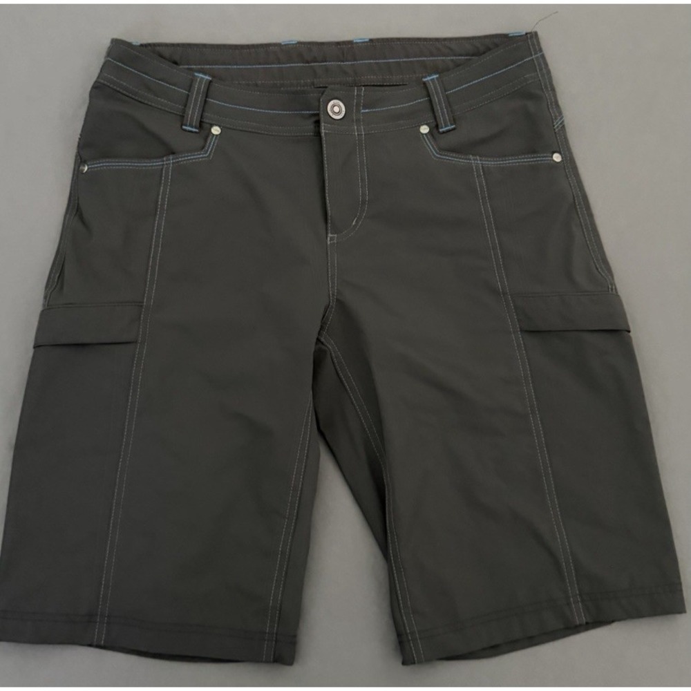 Kuhl Anika Shorts Womens Size 10 Gray Hiking Outdoor Lightweight Pockets Stretch